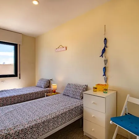 Апартаменты Alquilaencanarias- Medano Spectacular Terrace And Sea Views B